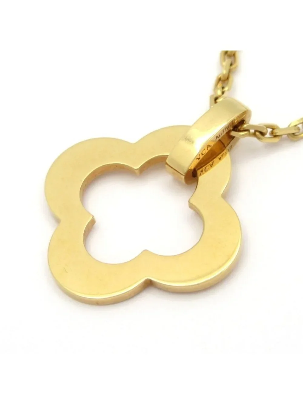 Van Cleef & Arpels Necklace Byzantine Alhambra 18k Yellow Gold